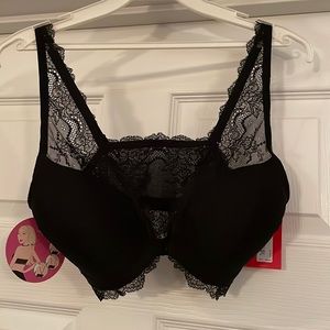 NWT Spanx 4-way black lace convertible bra.